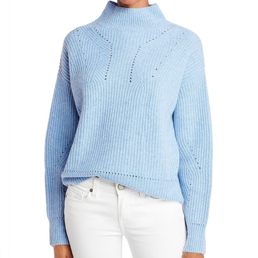 Aqua cashmere sweater